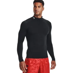 Kompressions-Trainings-Laufshirt Herren Schwarz