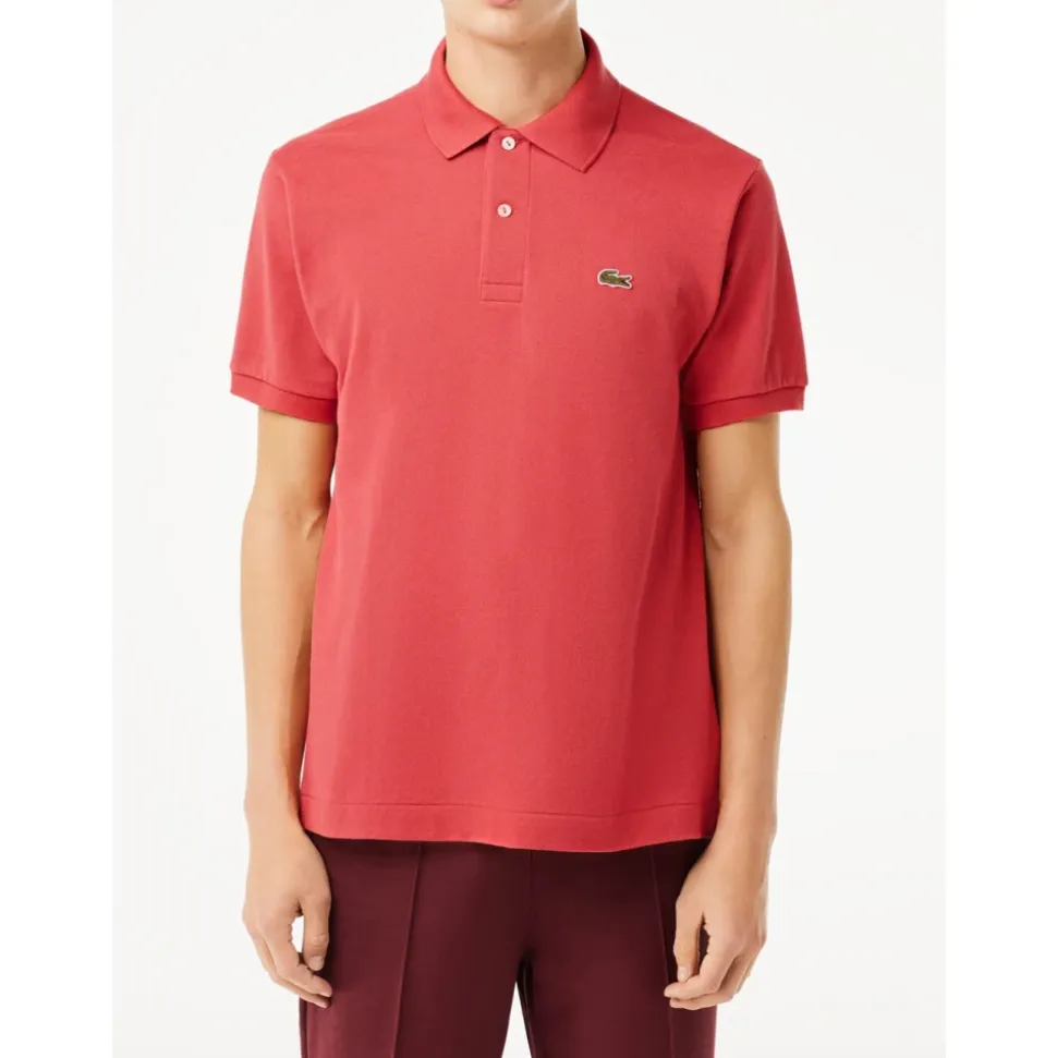 Korallenrotes Poloshirt