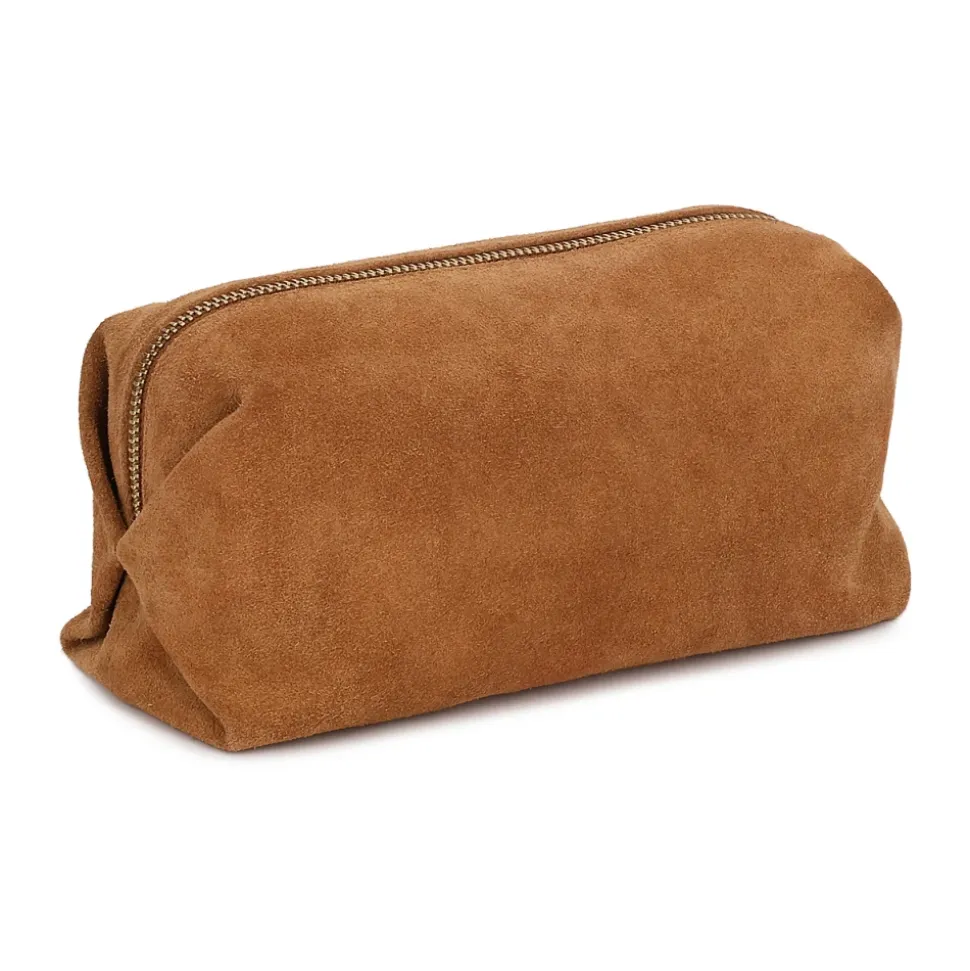 Kosmetiktasche aus Wildleder