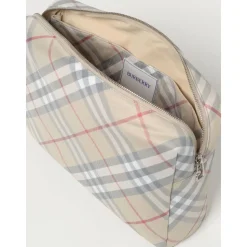 Kosmetiktasche mit Karomuster