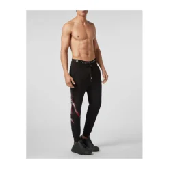 Kristall Logo Jogginghose Schwarz