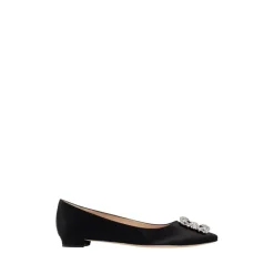 Kristall Schnalle Blockabsatz Schuhe