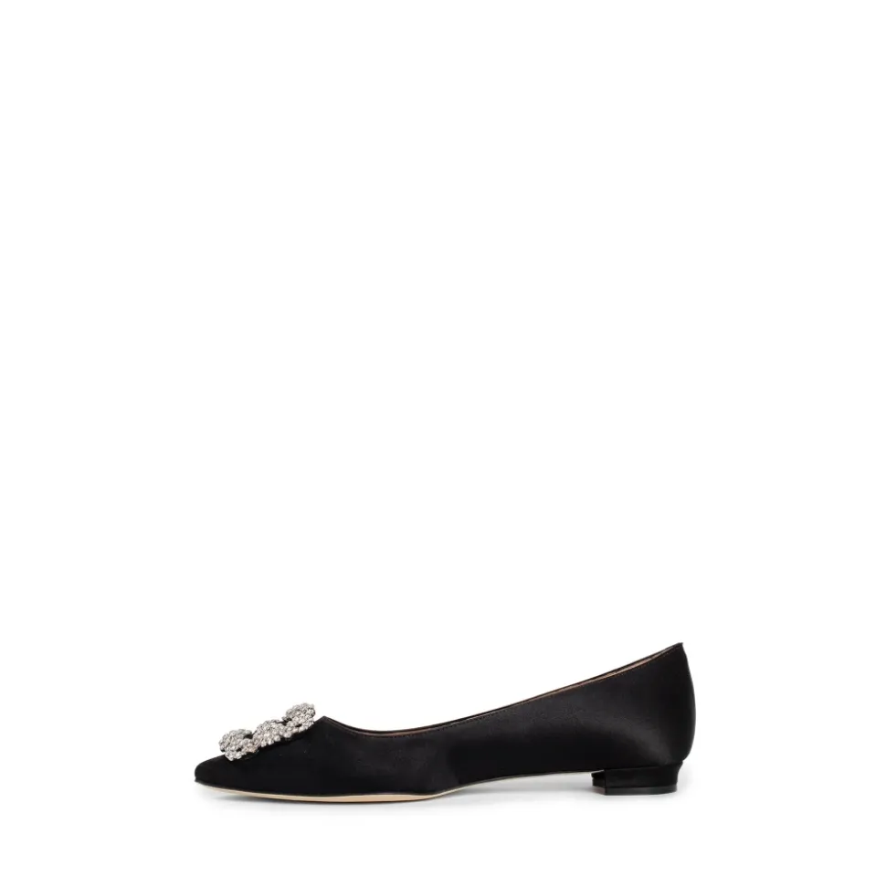 Kristall Schnalle Blockabsatz Schuhe