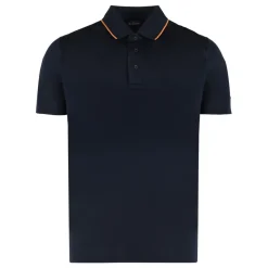 Kurzärmeliges Baumwoll-Poloshirt