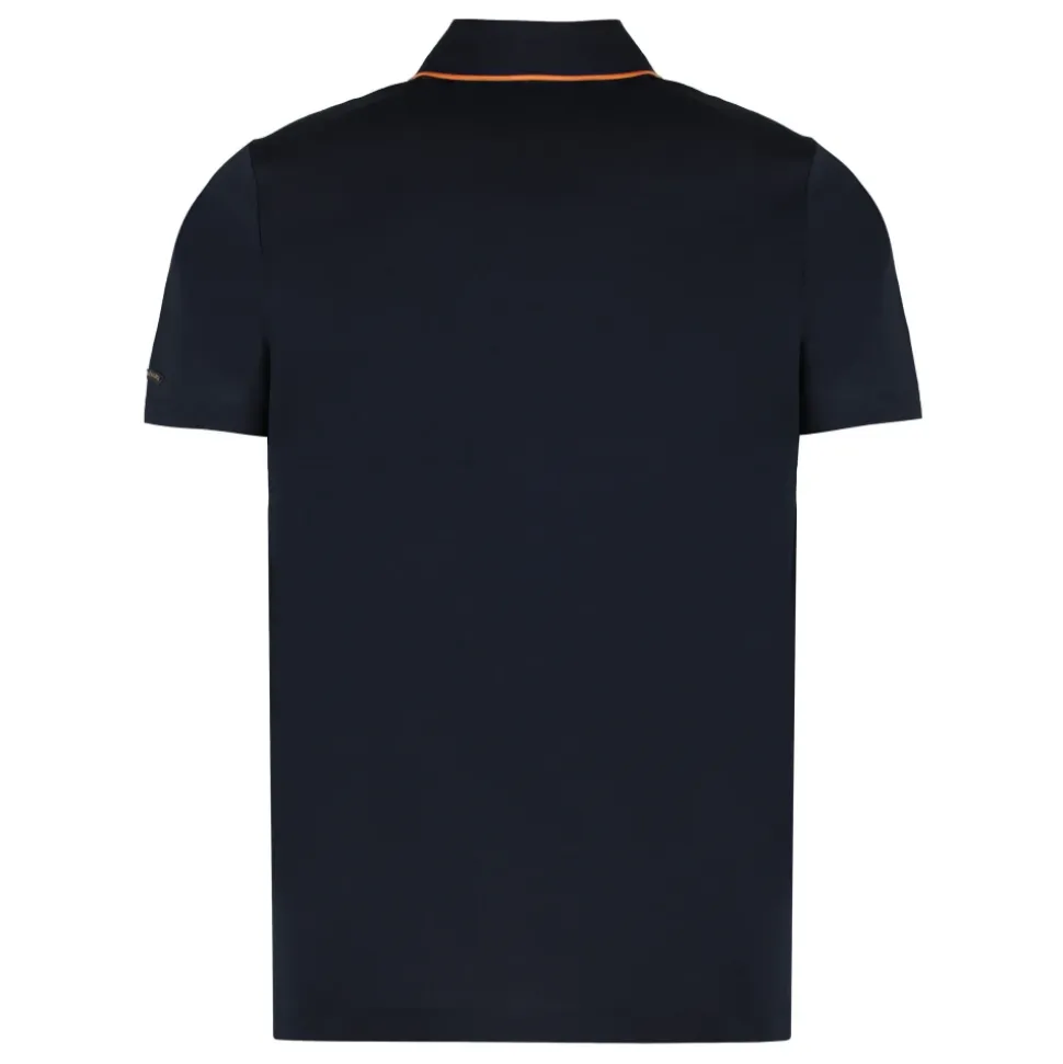Kurzärmeliges Baumwoll-Poloshirt
