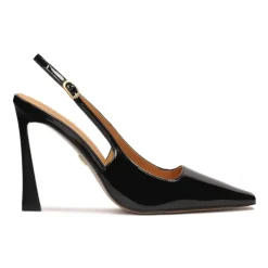 Lackierte absatzlose Pumps