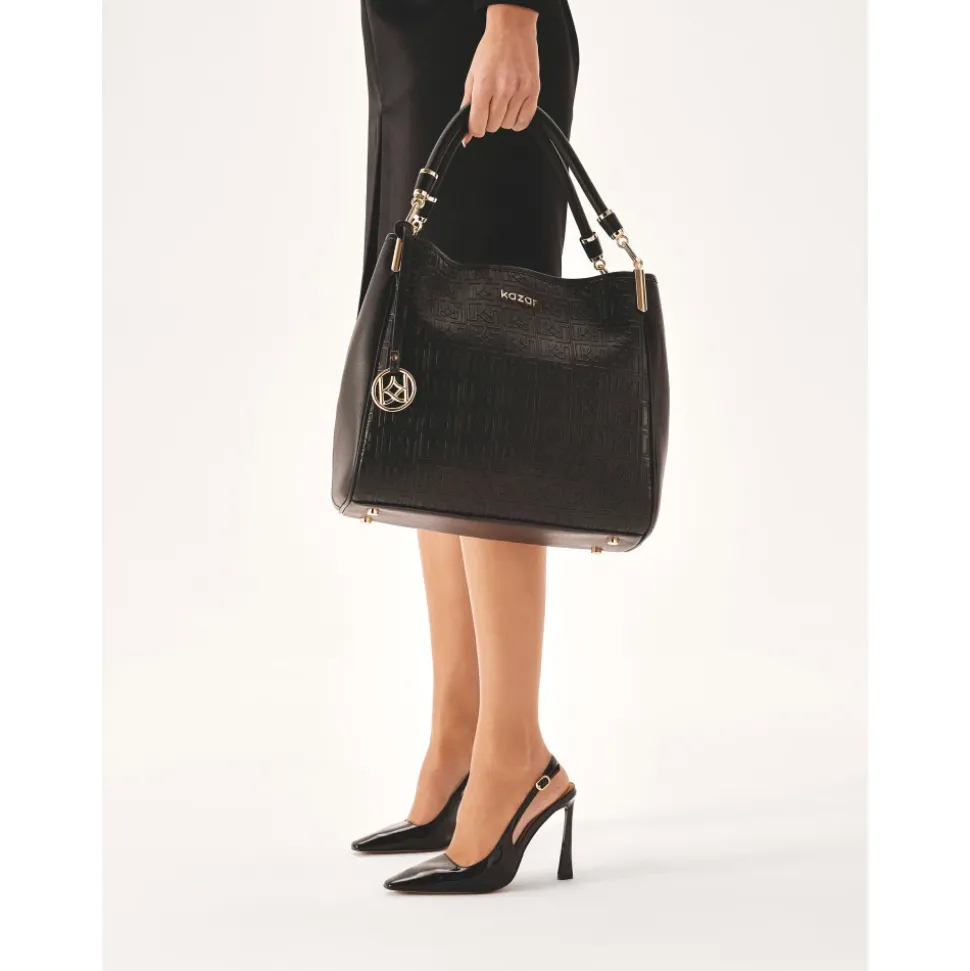 Lackierte absatzlose Pumps