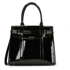 Lackierte starre Tasche