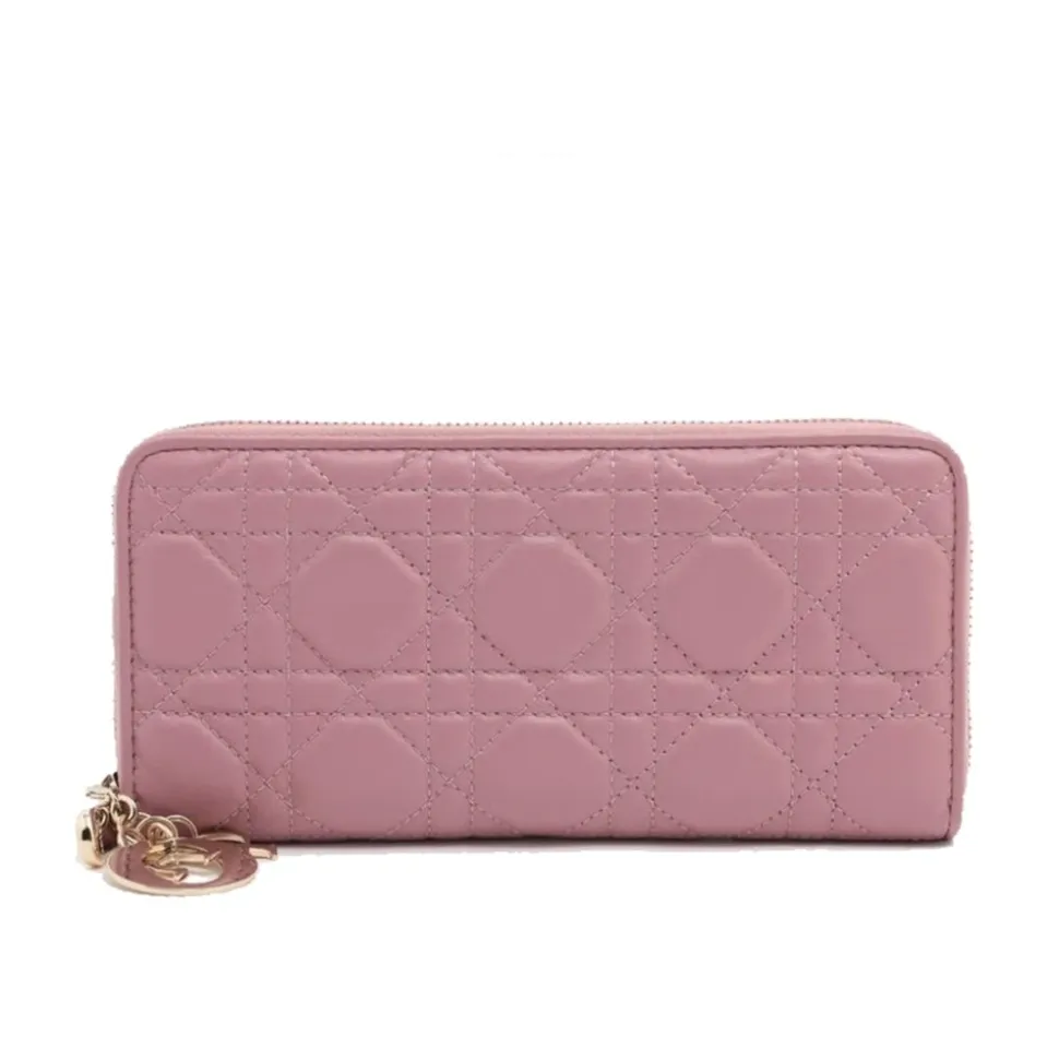 Lady Dior Leder-Portemonnaie