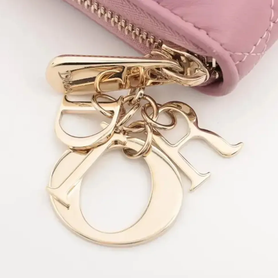 Lady Dior Leder-Portemonnaie