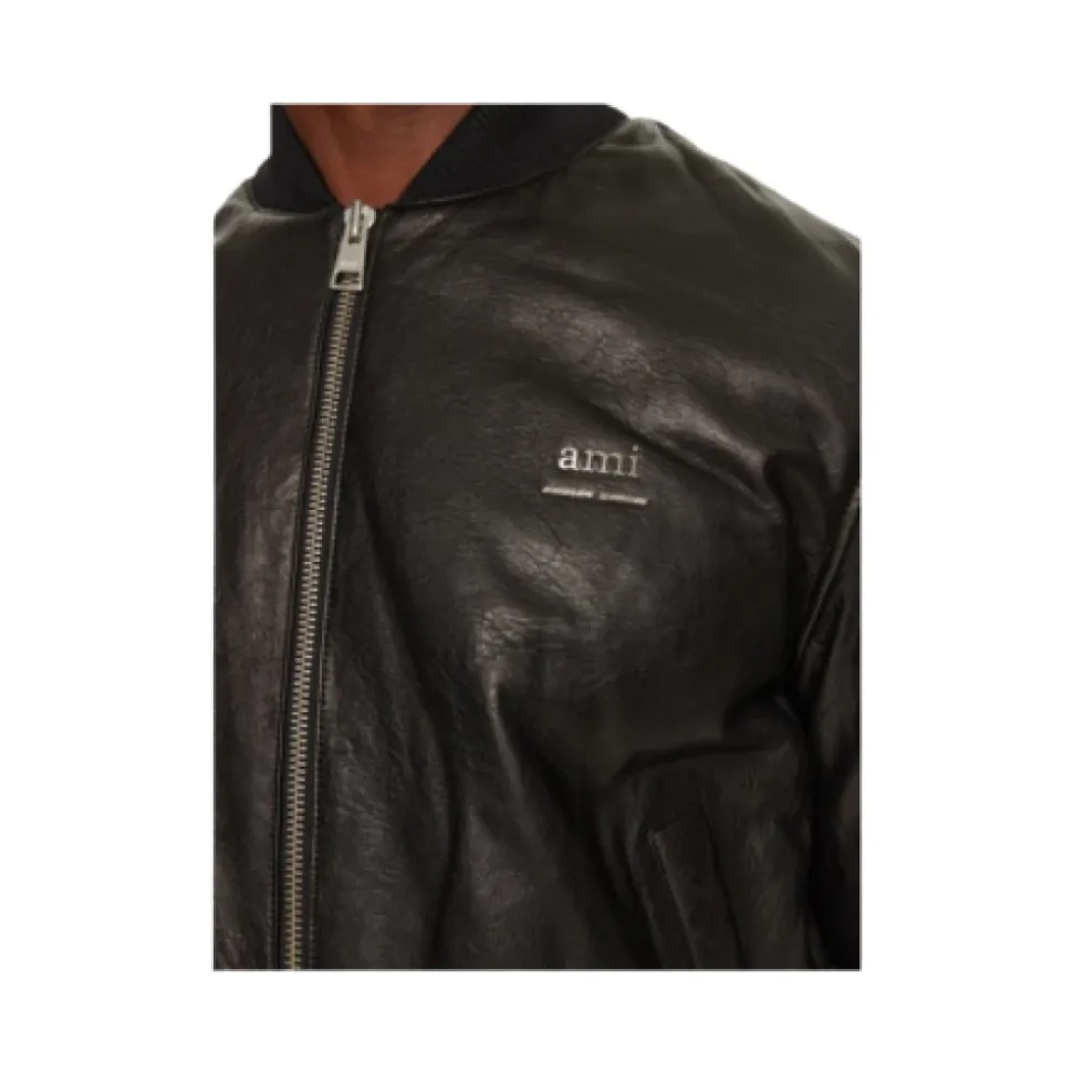 Lammleder-Bomberjacke