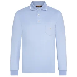 Langarm-Poloshirt