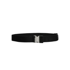 Langer Logo-Tape-Gürtel Schwarz
