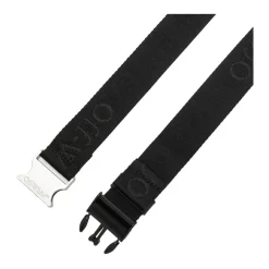 Langer Logo-Tape-Gürtel Schwarz