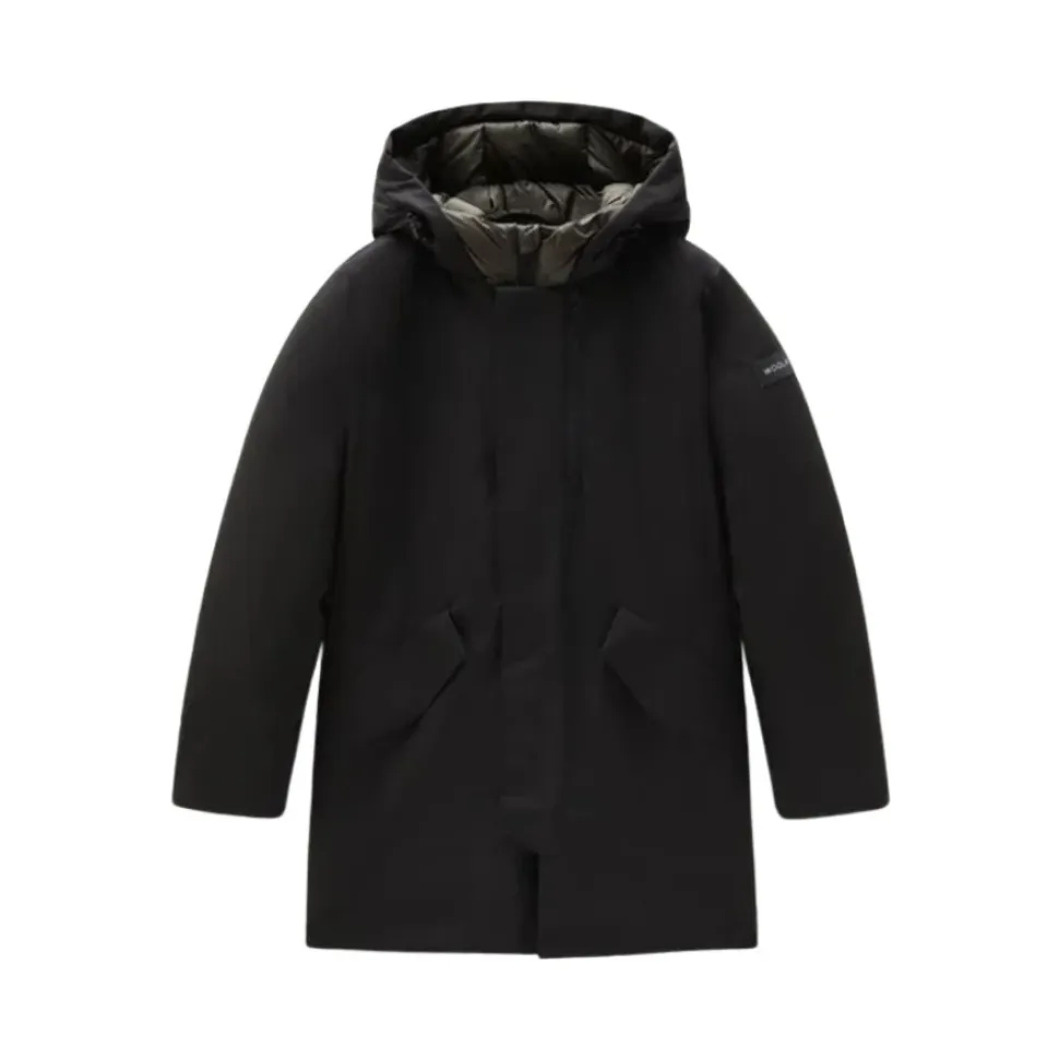 Langer Parka mit Kapuze