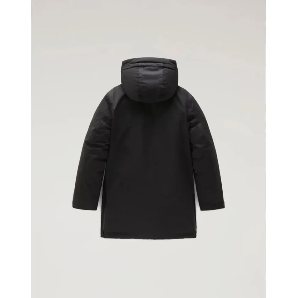 Langer Parka mit Kapuze