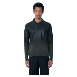 Langärmeliges Poloshirt