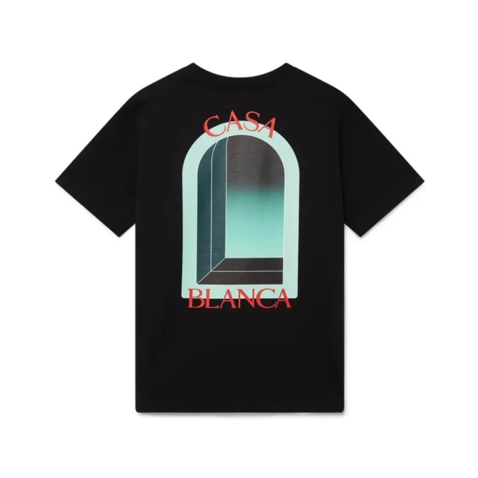 L'Arche Kurzarm T-shirt Schwarz
