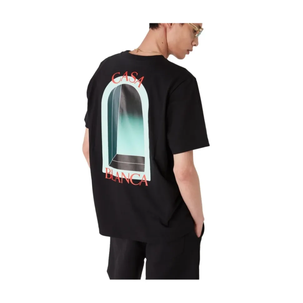 L'Arche Kurzarm T-shirt Schwarz