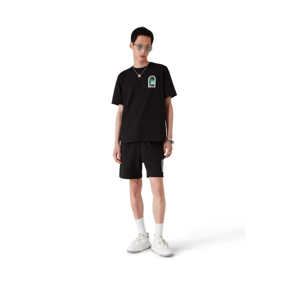 L'Arche Kurzarm T-shirt Schwarz