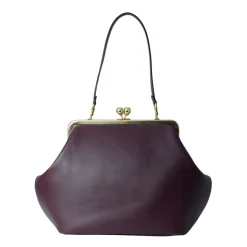 Large Kisslock Frame Handbag