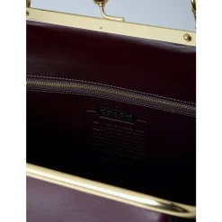 Large Kisslock Frame Handbag