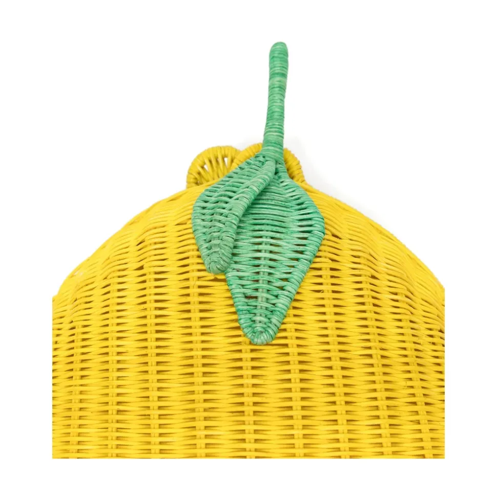 Leaf Woven Clutch Bag
