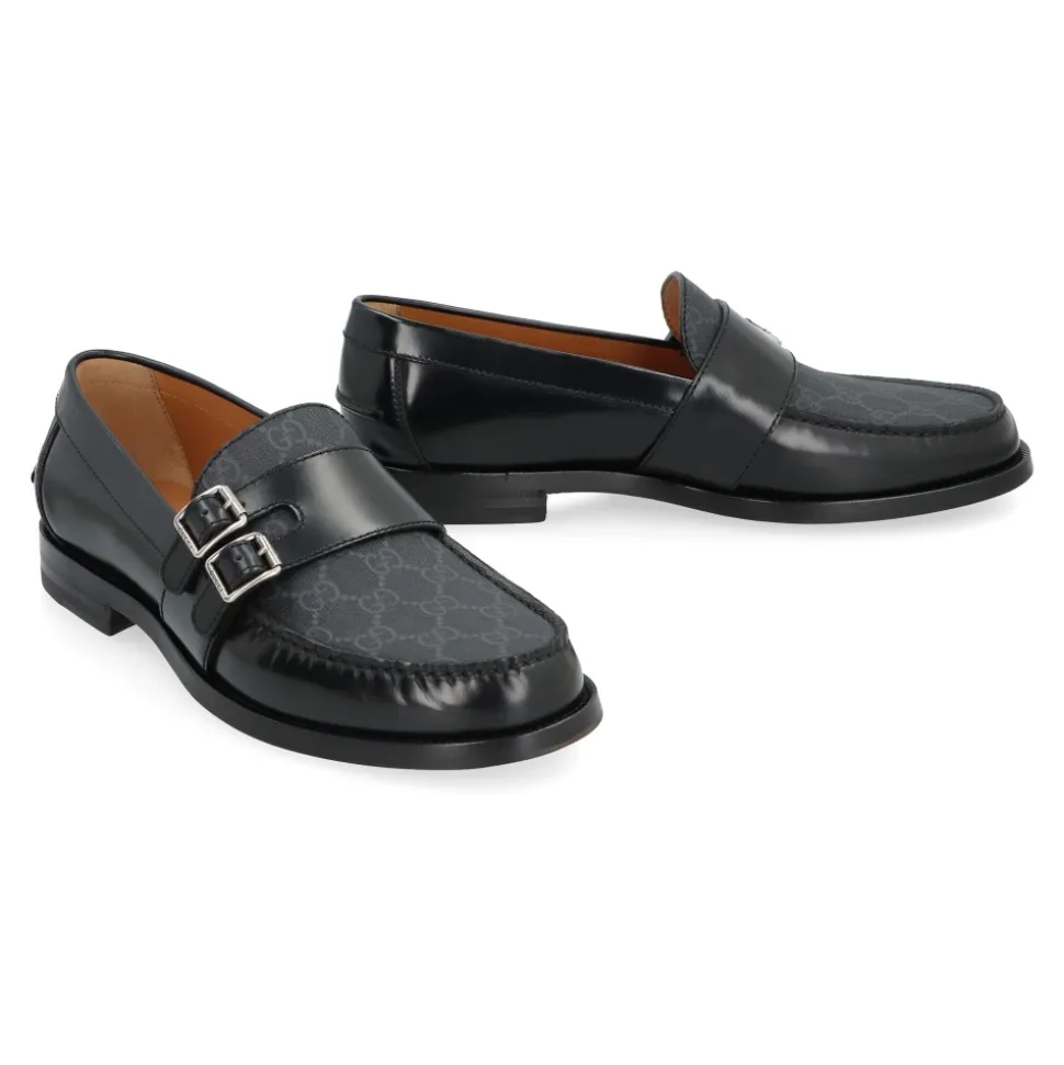 Leather loafers