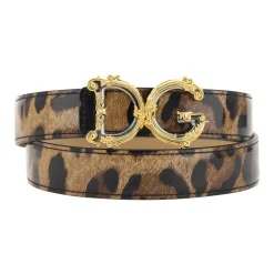 Leather Logo Belt