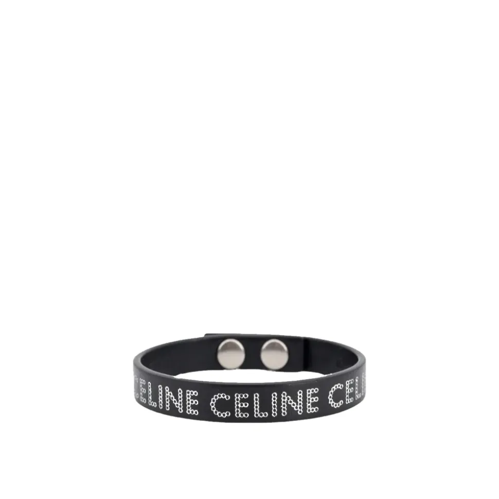 Leather Logo Bracelet
