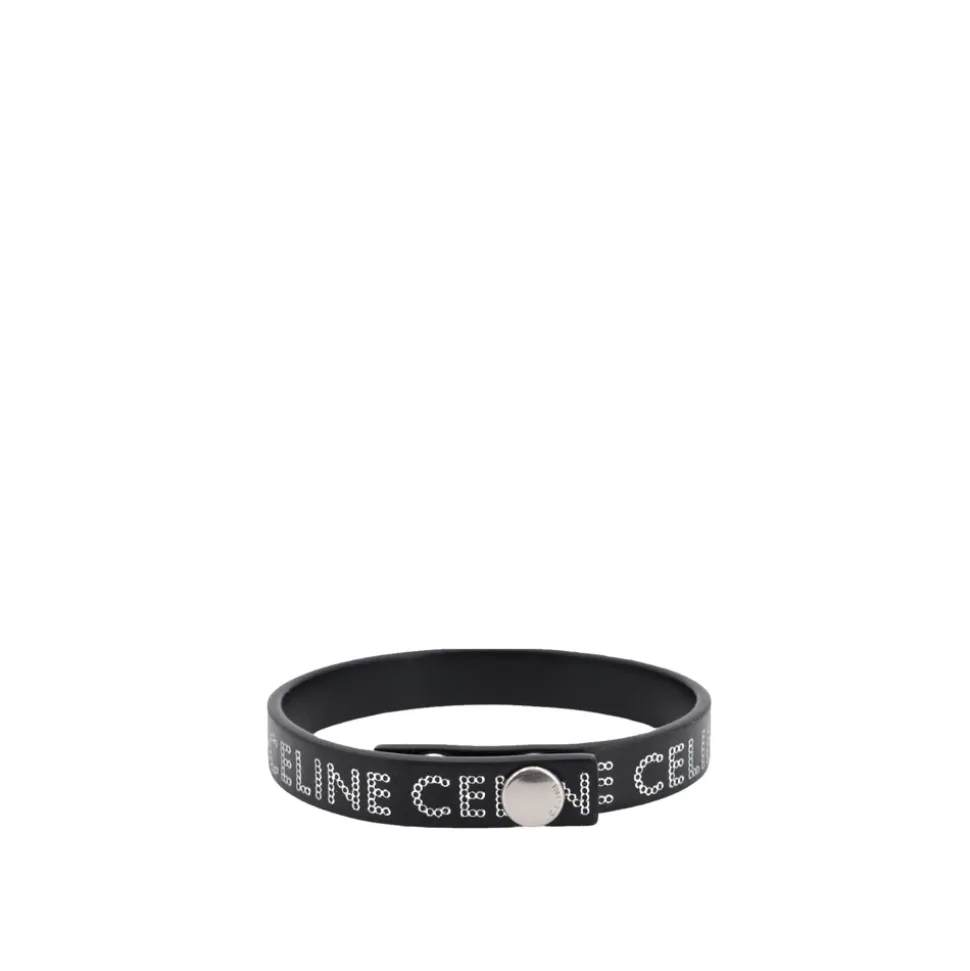 Leather Logo Bracelet