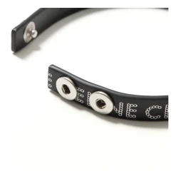 Leather Logo Bracelet