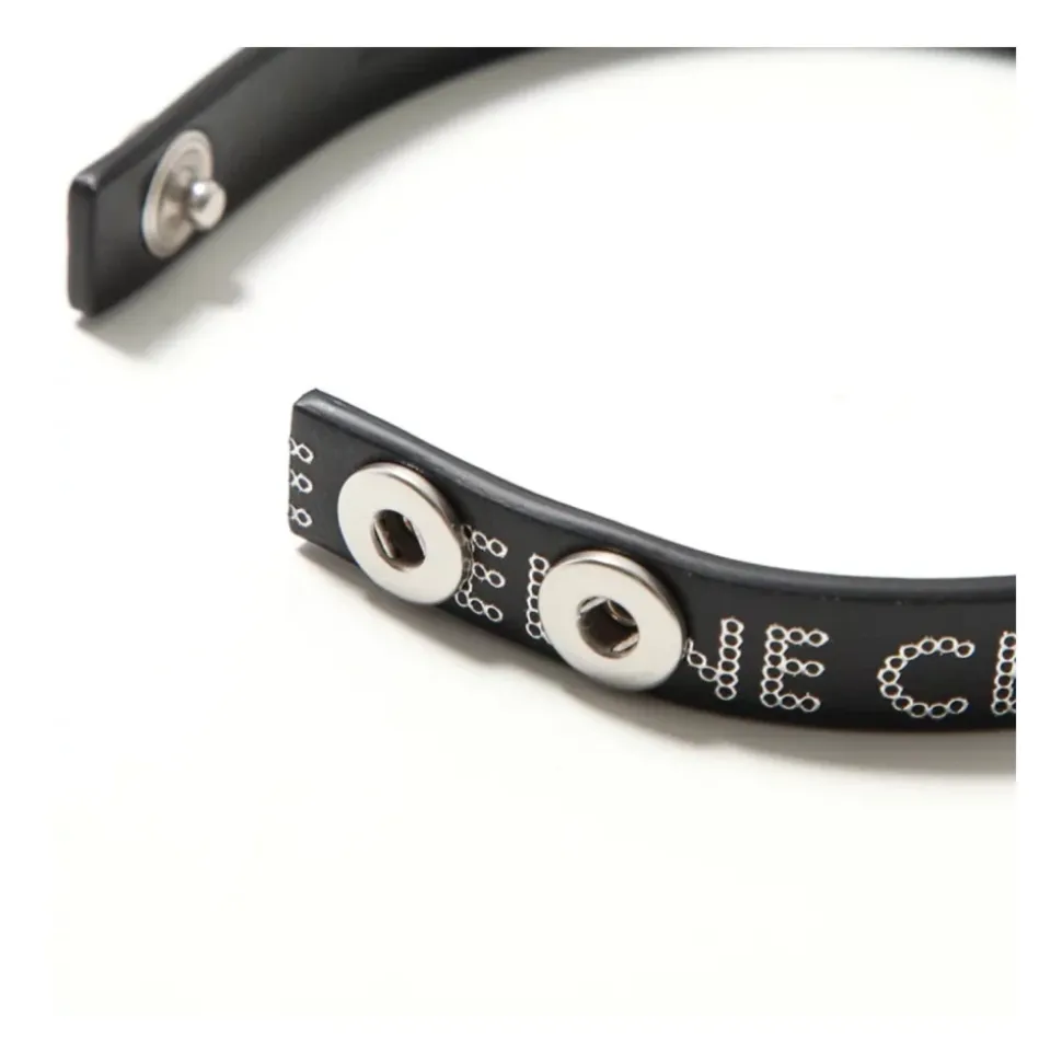 Leather Logo Bracelet