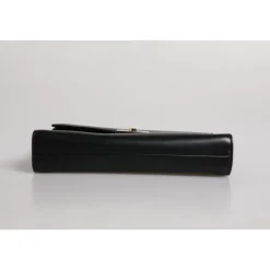 Leather Logo Plaque Briefcase Bag