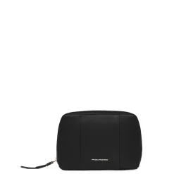 Leather make-up bag