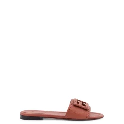 Leder Baguette Slides mit FF-Logo