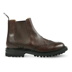 Leder Chelsea Brogue Stiefel