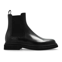 Leder Chelsea-Stiefel