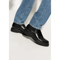 Leder Chelsea-Stiefel