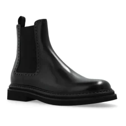 Leder Chelsea-Stiefel
