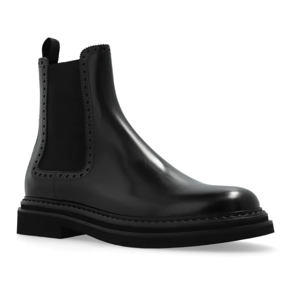 Leder Chelsea-Stiefel