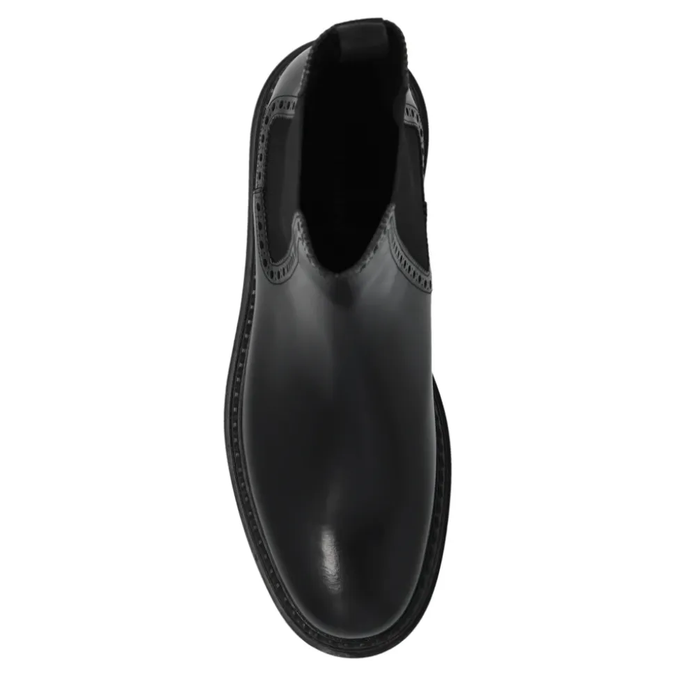 Leder Chelsea-Stiefel