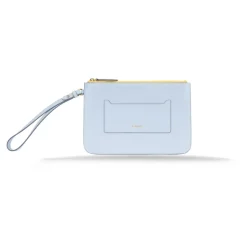 Leder Damen Clutch mit Reißverschluss