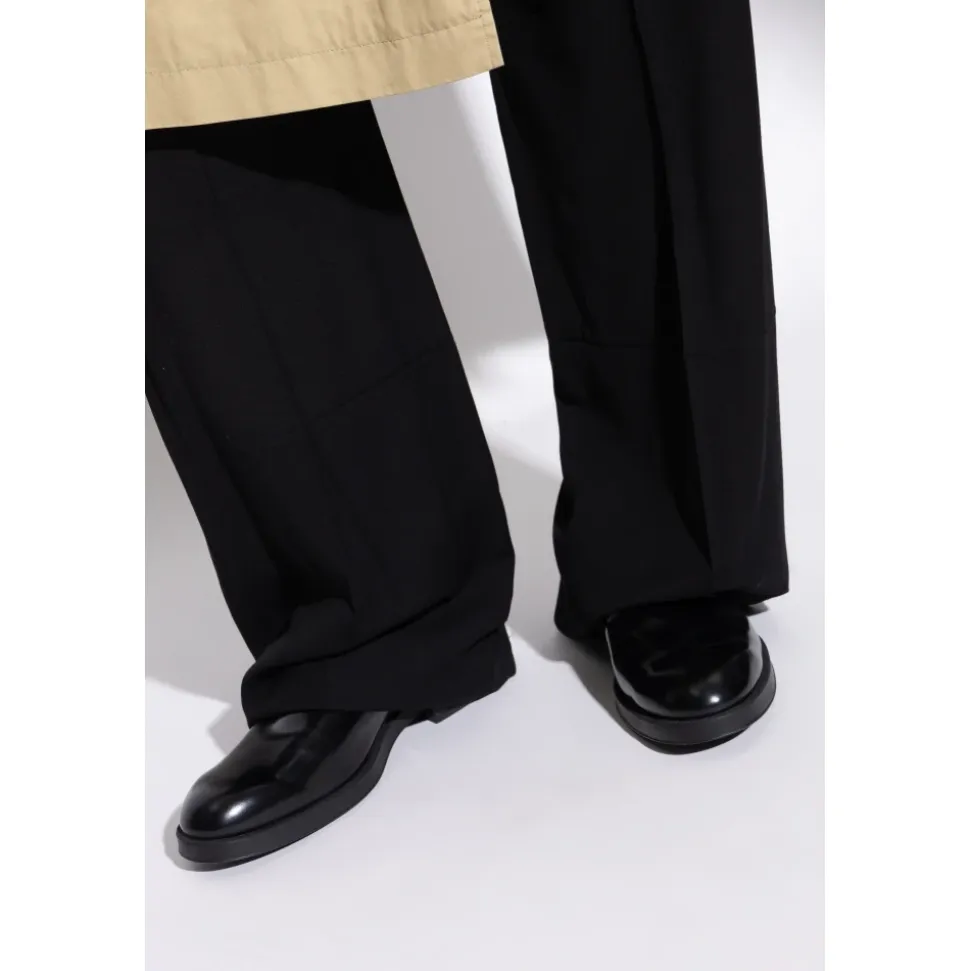 Leder Derby-Schuhe