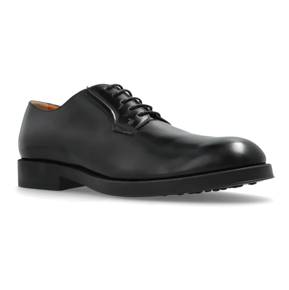 Leder Derby-Schuhe
