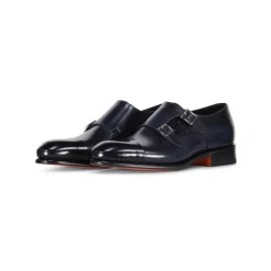 Leder Doppel-Monkstraps