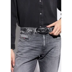 Leder Gürtel OVAL D LOGO B-1DR