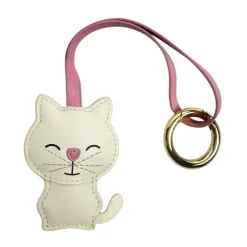 Leder Katze Anhänger