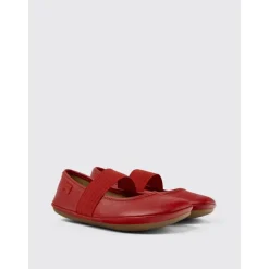 Leder Mary Jane Ballett Flats