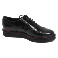 Leder Mokassin Francesina Bucature
